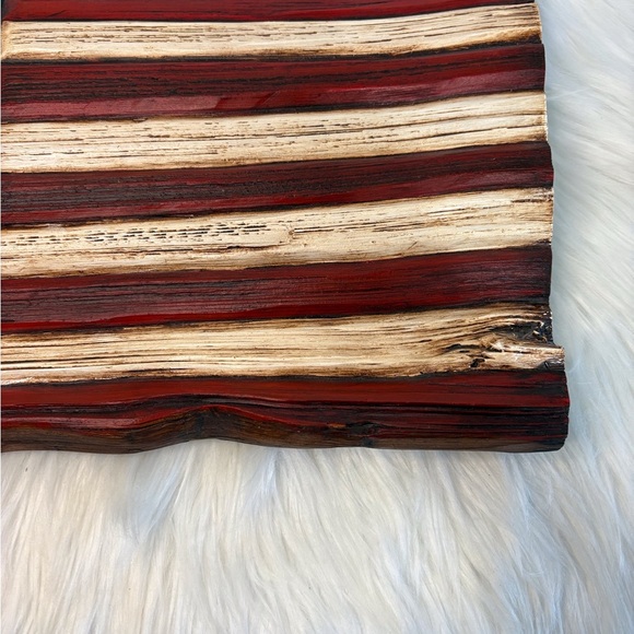 Rustic American Flag Wall Art - Picture 3 of 7